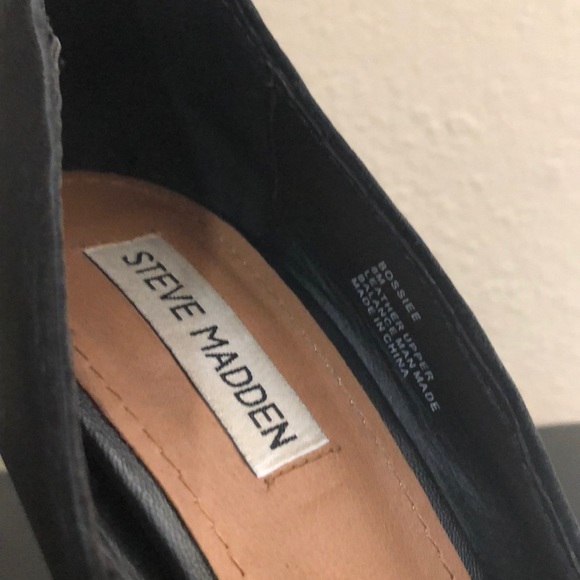 Steve Madden Black bow platform heels - Picture 6 of 6